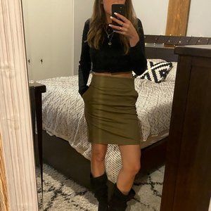 Green Pencil Skirt